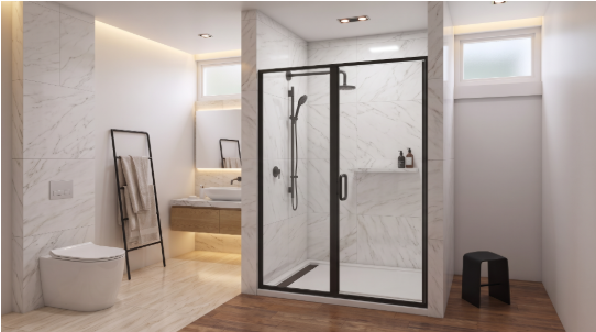 Swing Shower Door with Inline Panel: Design, Sizes &amp; Benefits