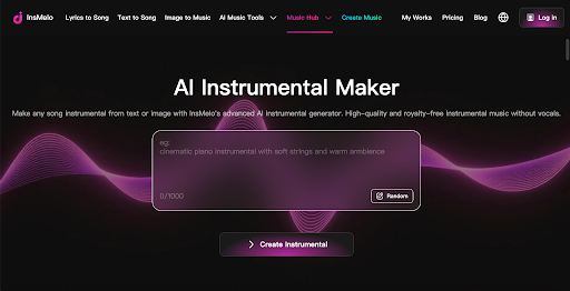 How to Create Royalty-Free Instrumental Music from Text or Images with InsMelo