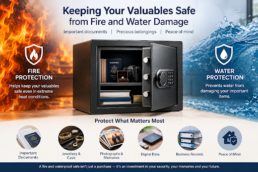 Keeping Your Valuables Safe from Fire and Water Damage