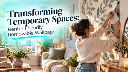 Transforming Temporary Spaces: Renter Friendly Removable Wallpaper