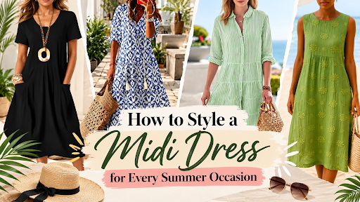 How to Style a Midi Dress for Every Summer Occasion