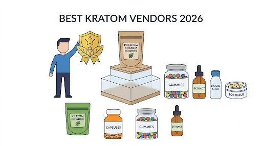 Best Kratom Vendors 2026 for Quality Capsules, Powder, Gummies and Extracts