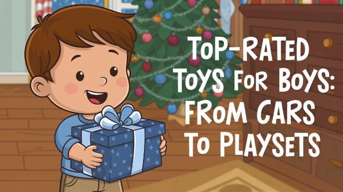 Top-Rated Toys for Boys: From Cars to Playsets