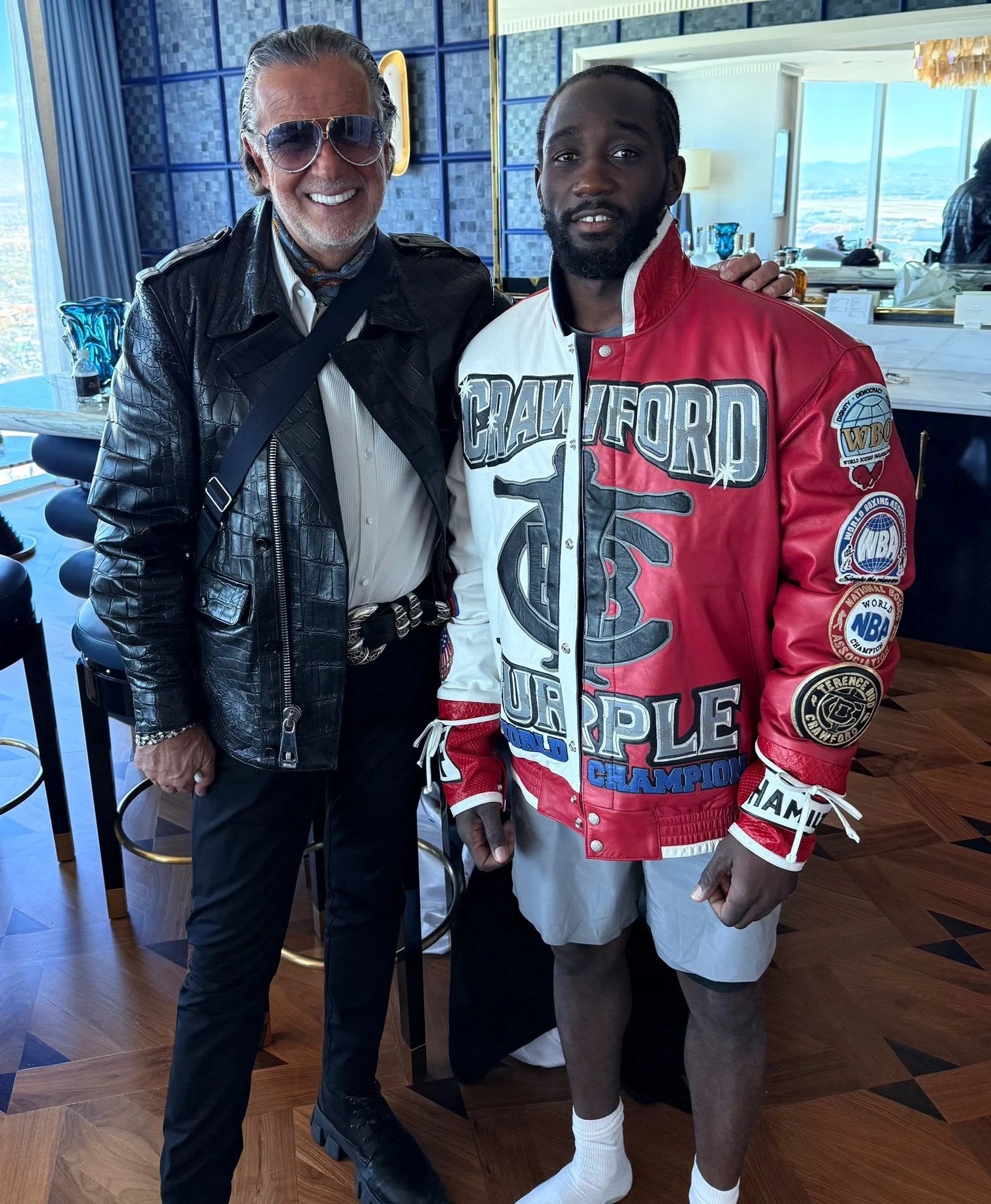 PURPLE Brand &amp; Jeff Hamilton Crown Terence “Bud” Crawford With a Jacket Fit for a King