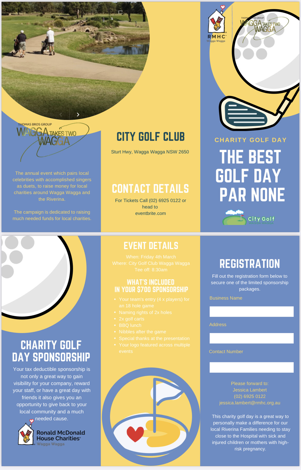 Golf Day in support of Ronald McDonald House Charities