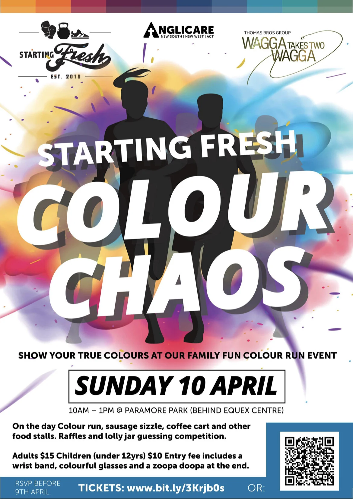 Colour Chaos in support of STARTING FRESH
