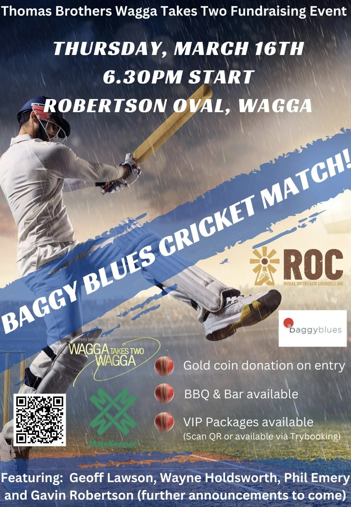 Baggy Blues Cricket Match