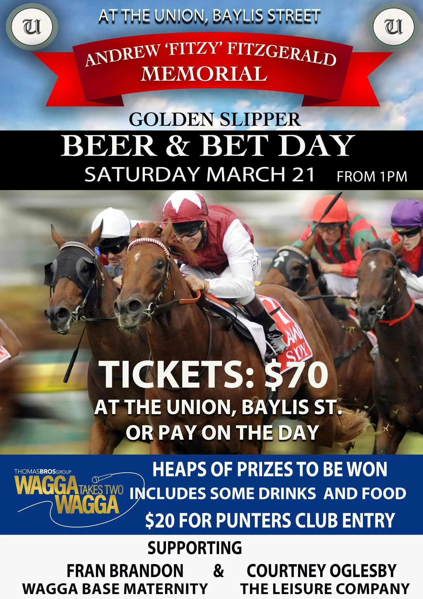 Andrew Fitzgerald Memorial Beer and Bet Day 