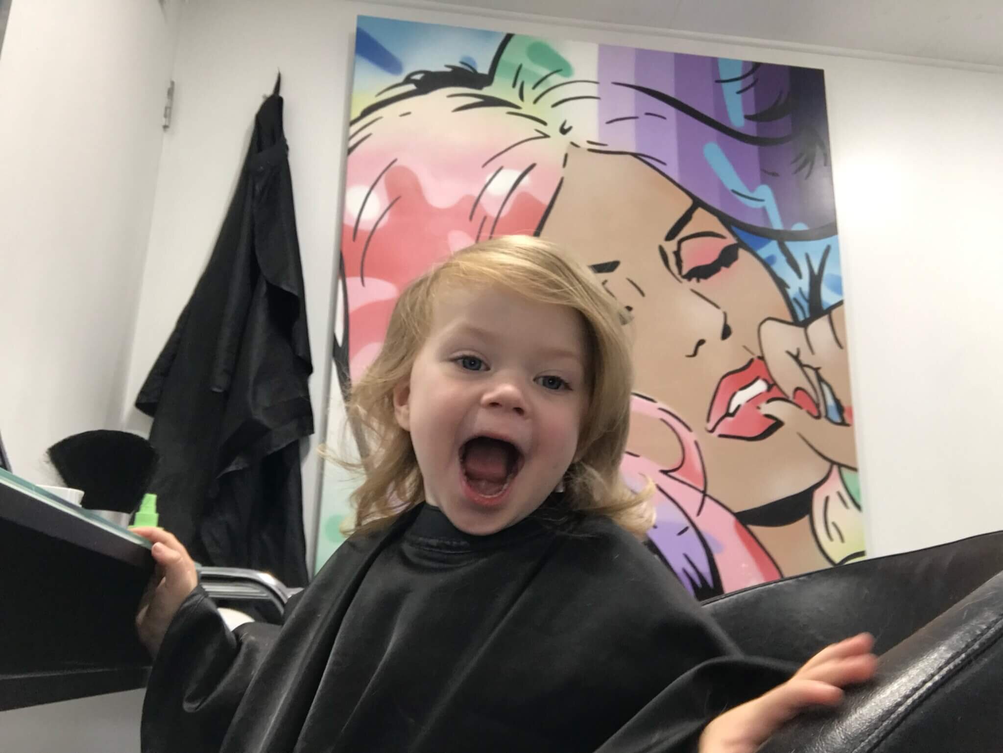 Kid-friendly hairdresser