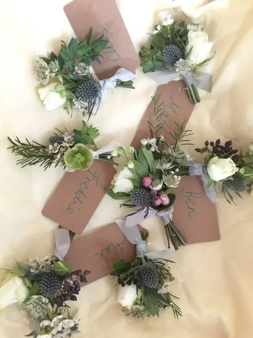 Liz and Ben buttonholes.JPG