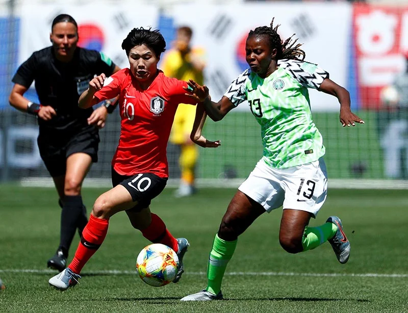 Nigerian Women’s Team Defeat South Korea At World Cup