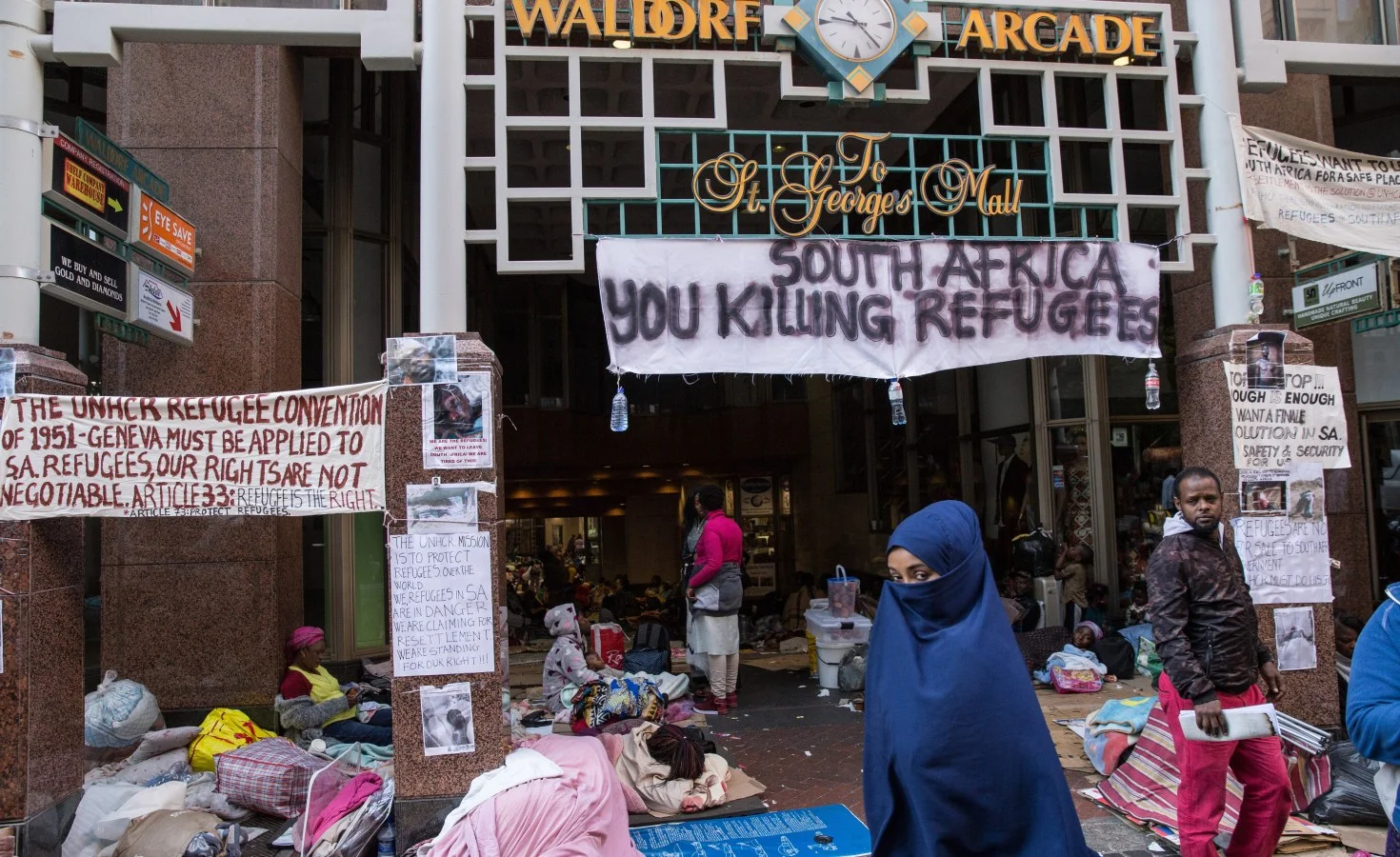 Refugee Sit-In Continues in Cape Town