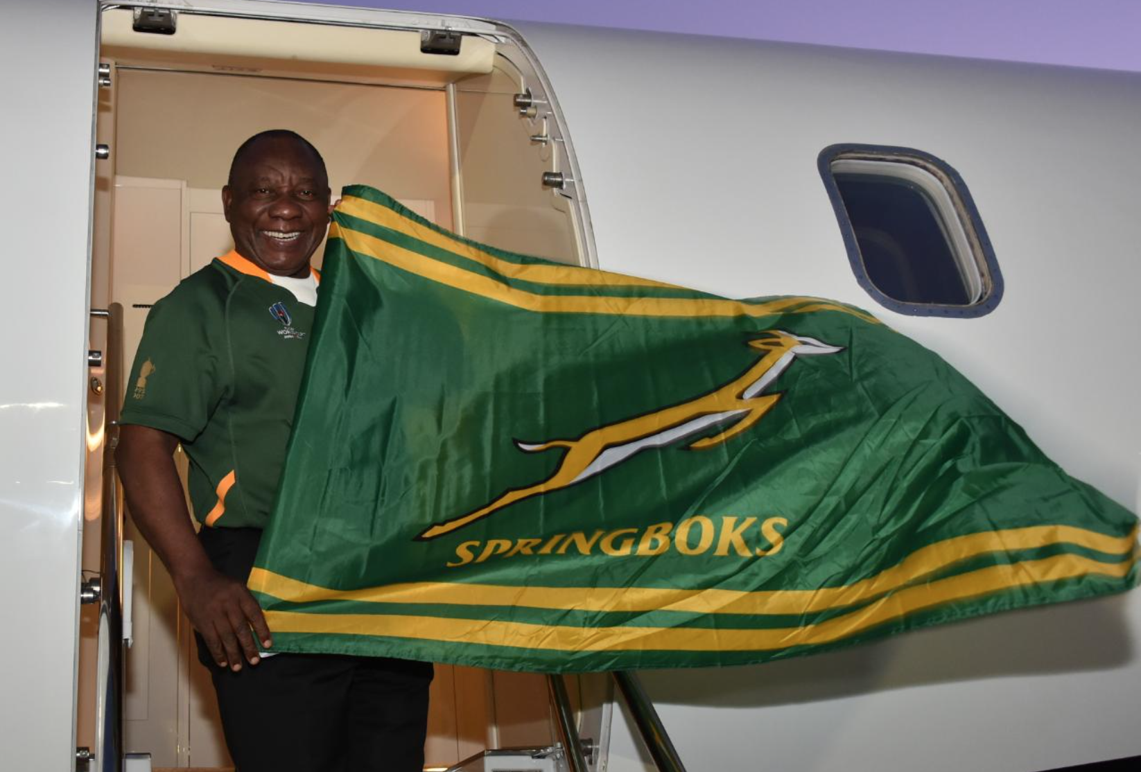 Ramaphosa Travels to Japan for RWC Final
