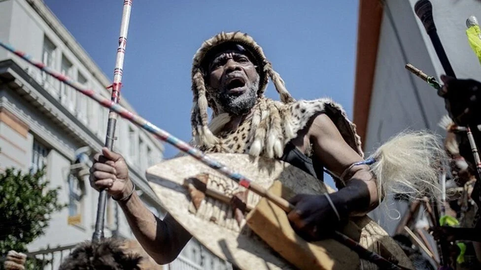 Zulu Queen: Hundreds of mourners hold parade ahead of funeral