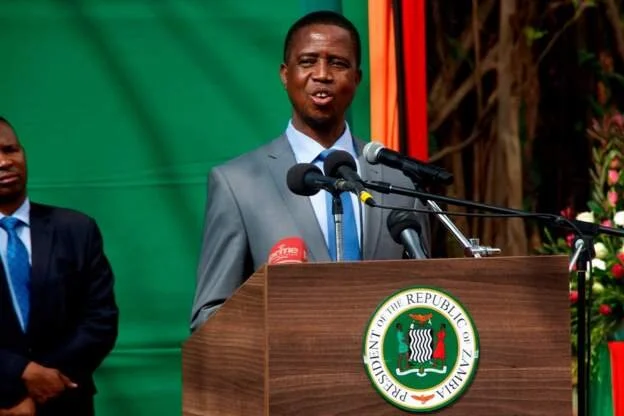 Zambia president assures public after collapse
