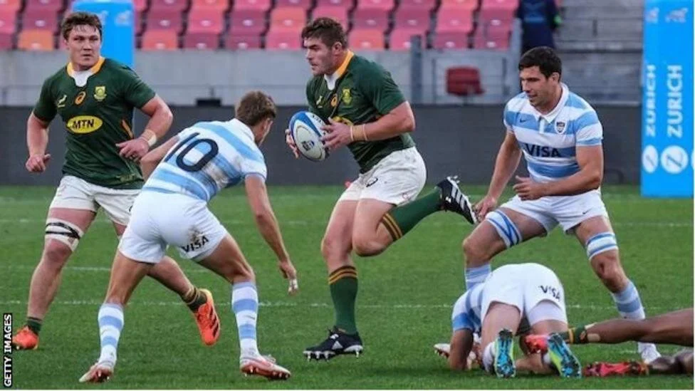 Rugby Championship: South Africa beat Argentina with two second-half tries