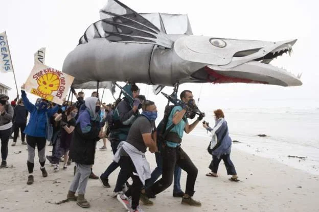 South Africans protest against Shell oil exploration