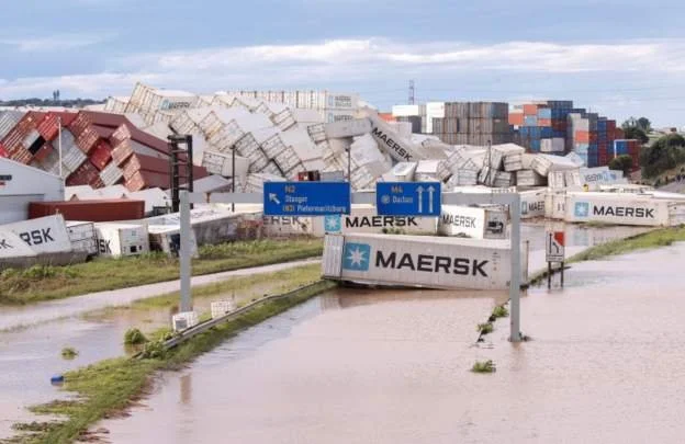 South Africa’s busiest port closed after heavy rains