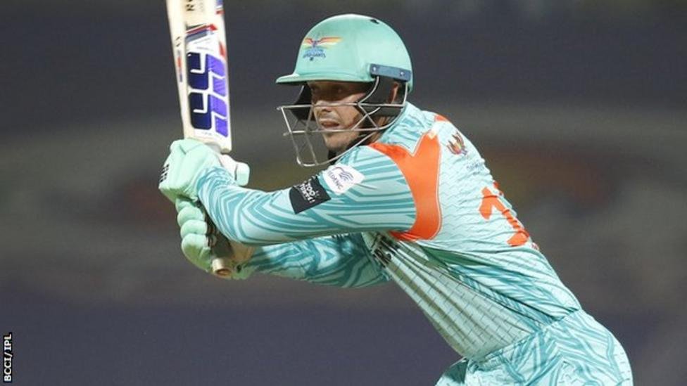 IPL: Quinton de Kock hits third highest IPL score to knock out Brendon McCullum's Knight Riders