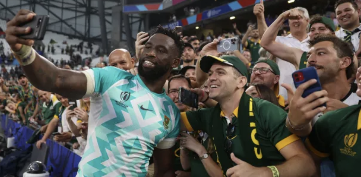 Rugby World Cup: South Africa Fans Celebrate Quarter-Final Win