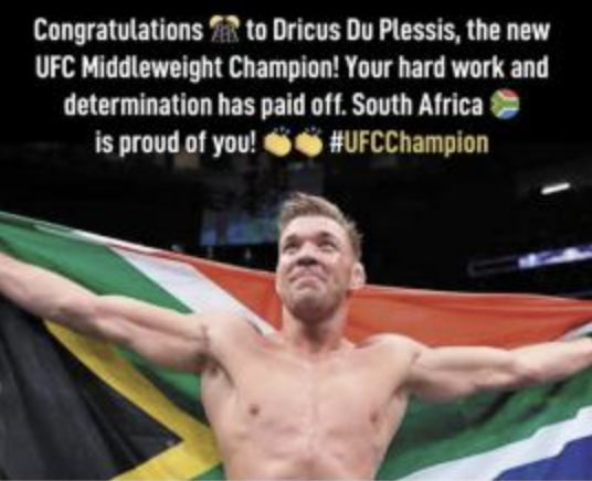 A Good Day At the Office for South African Sport