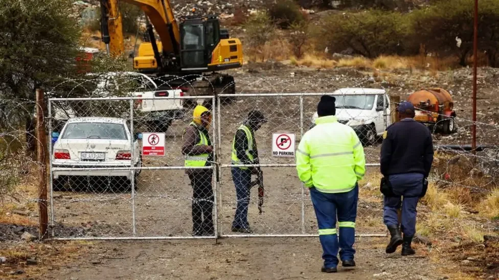 South Africa dump site collapse kills 14 suspected illegal miners