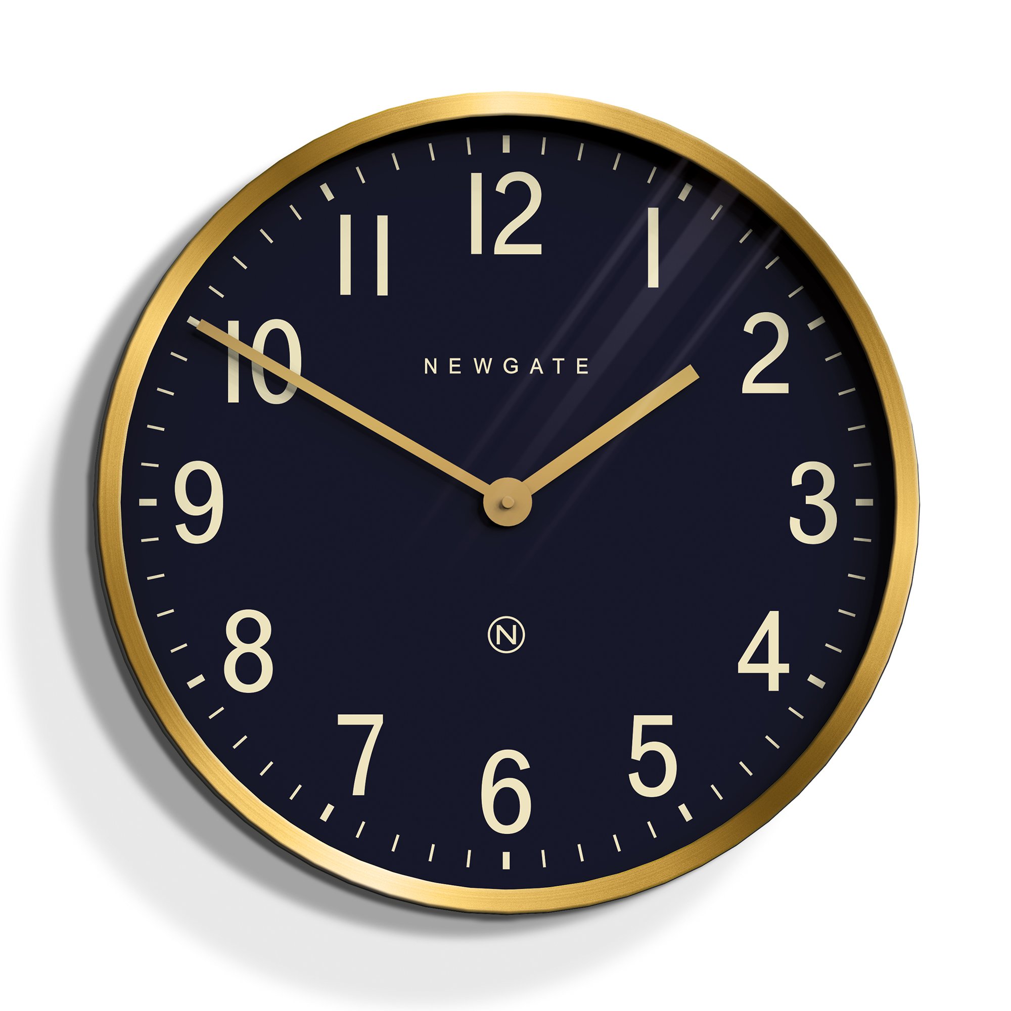 PUT373RAB - Mr Edwards Clock - Radial Brass - Front.jpg