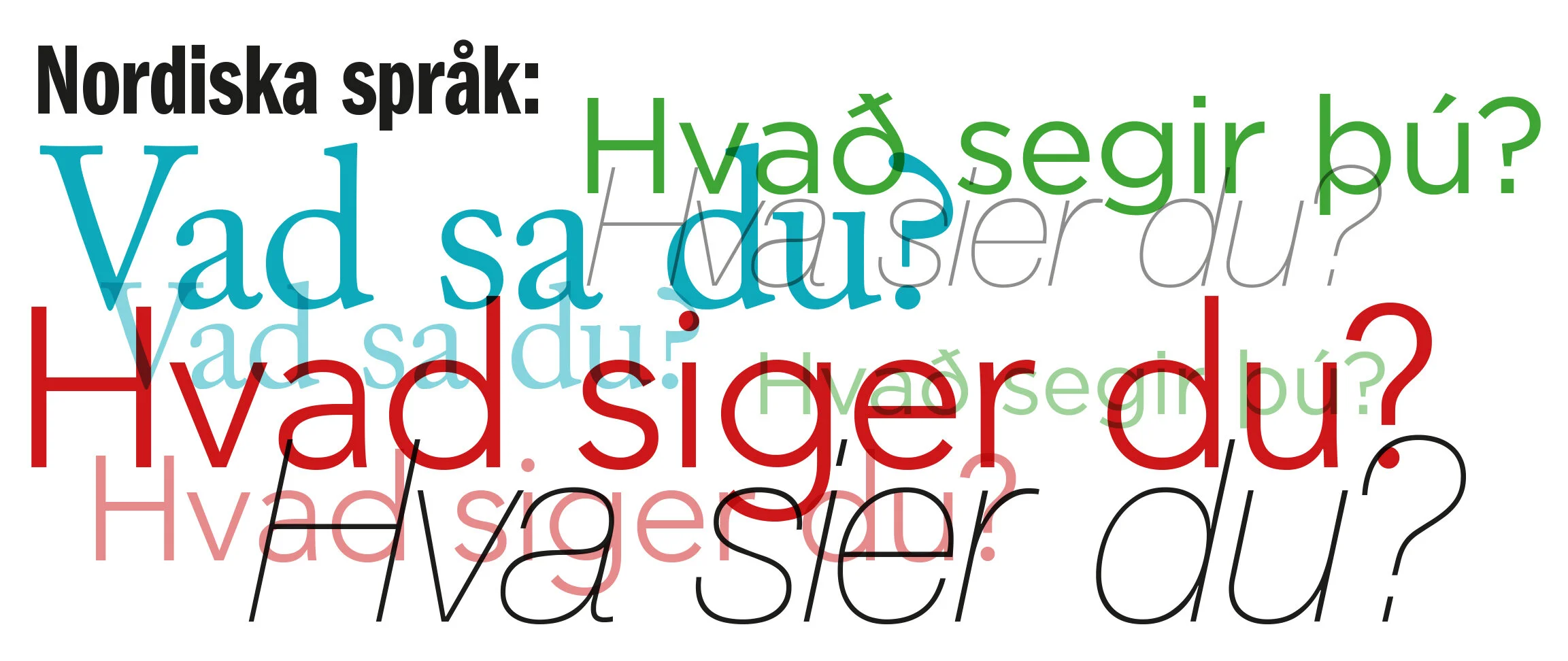 Intensivkurs: Nordiska språk – nycklar och fällor Kl 12.15 Språkvetaren och författaren Patrik Hadenius diskuterar med Björn Melander, professor i svenska språket vid Uppsala Universitet, och Anna Sophie Liebst , från Nordregio, om de nordiska språkens olikheter, likheter, fallgropar och möjligheter och tar emot språkfrågor från publiken. Läs mer