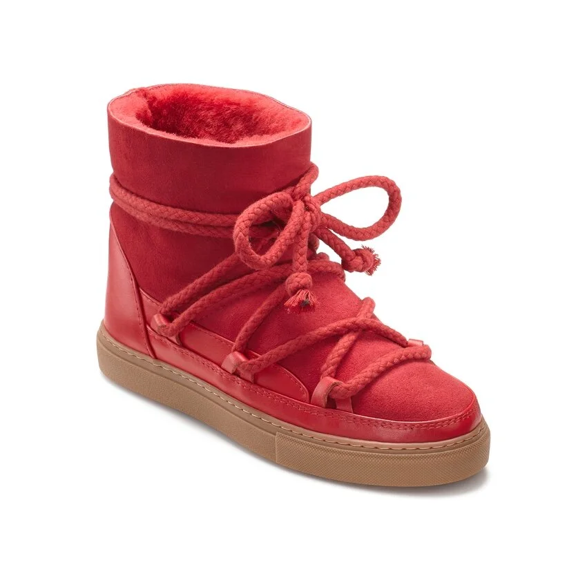 red boot sneakers