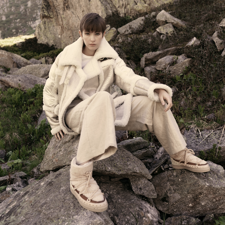 sneaker curly rock cream