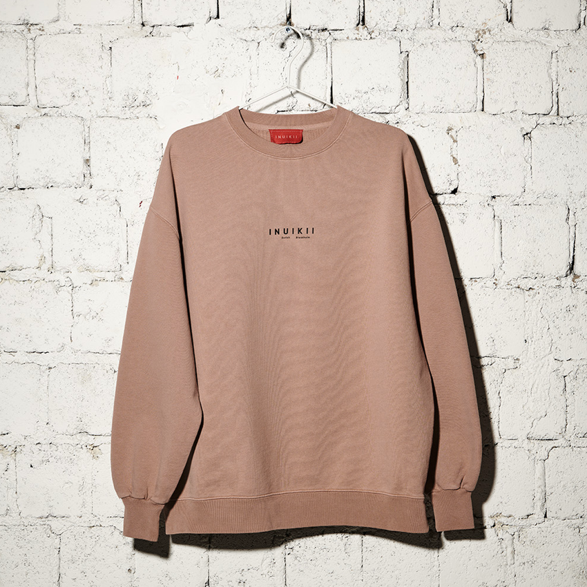 taupe sweatshirt