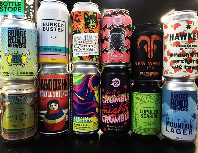 Just a couple of new beers available in store now! 🍻😎🙌🏻 #newbeer #beer #craftbeer #indiebeer #drinkcraftbeer #drinkgoodbeer #supportlocal #shoplocal #drinklocal #buylocal #instabeer #ipa #farmhouseale #sourbeer #nitrolager #paleale #sessionale