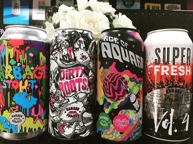 🚨New beer 🚨  New fresh drop of limited release beers from @garageproject get in and give them a try before they are all gone! 
#newbeer #limitedrelease #limitedreleasebeer #beer #craftbeer #indiebeer #instabeer #superfresh #garageproject #stout #pa