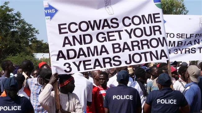 Gambians protest for fresh elections
