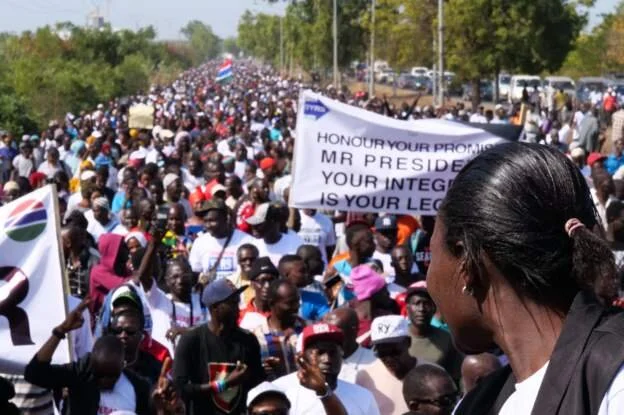 The Gambia bans presidential protest group
