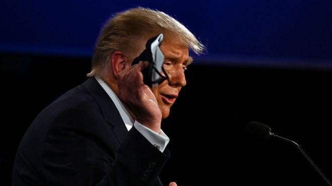 Nigeria's president praying for Donald Trump