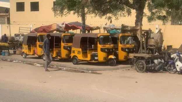 Nigerian tuk-tuk drivers in Kano strike over new tax