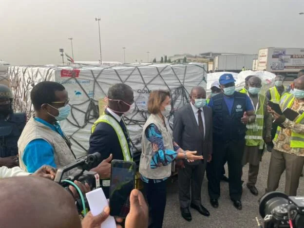 First vaccine doses supplied by Covax arrive in Ghana