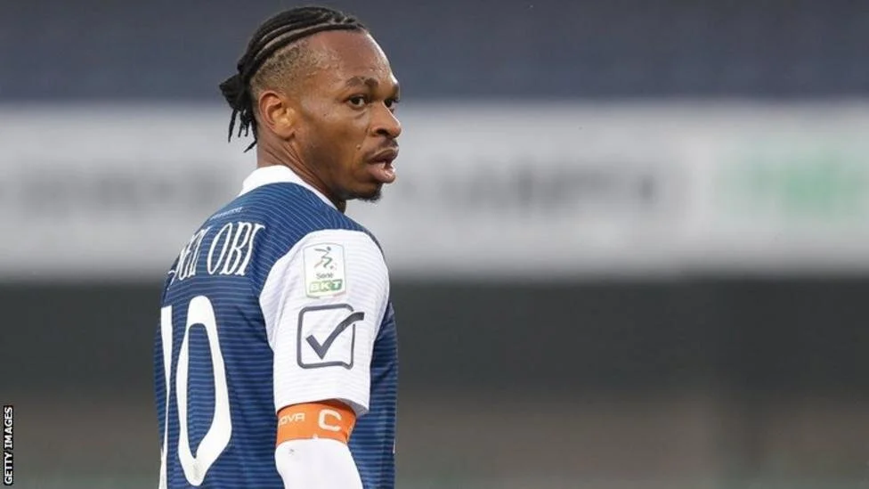 Pisa's Michele Marconi is handed a 10-match ban for racially abusing Nigeria's Joel Obi 