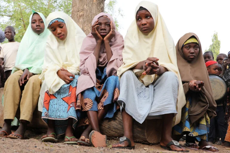 Nigerian head's five children among pupils abducted 