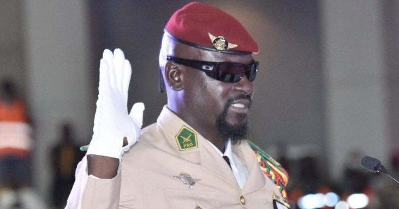 Mamady Doumbouya: Guinea coup leader sworn in as president