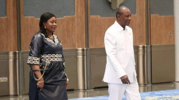 Guinea junta says ex-president moved to wife's home