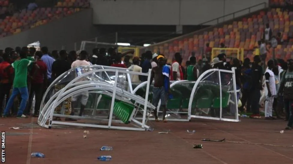Nigeria await Fifa verdict on crowd trouble after Ghana game 