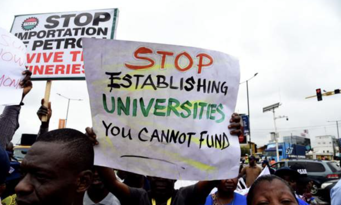 Striking Nigerian lecturers seek to curb foreign education