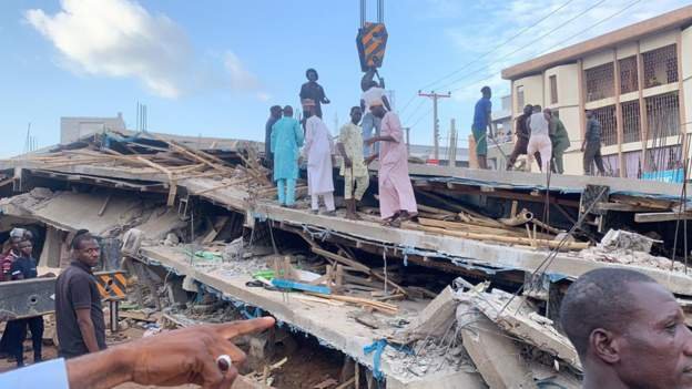 Death as building collapses in Nigeria’s Kano city 