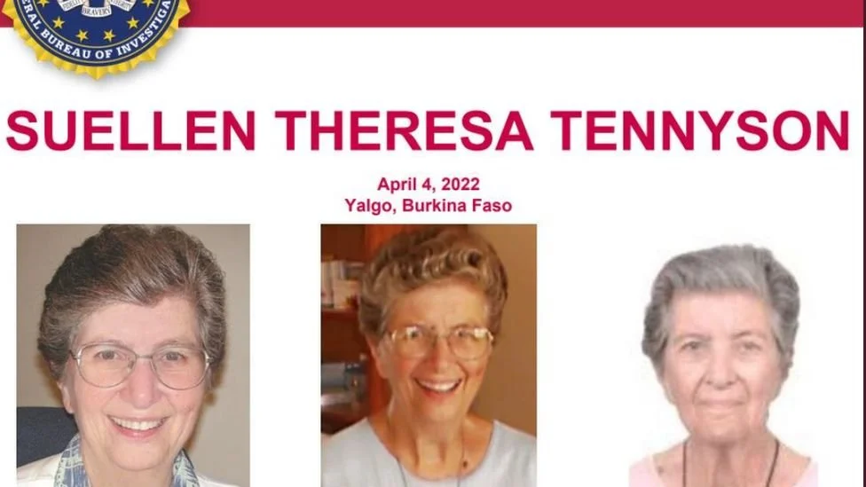 Suellen Tennyson: Kidnapped US Catholic nun freed in Burkina Faso 