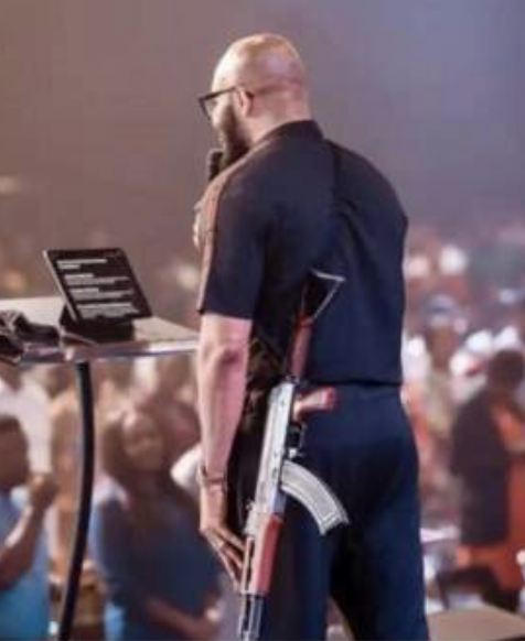 Nigerian pastor arrested for carrying AK-47 at altar