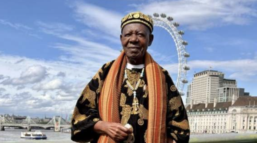 Cameroon king visits UK to raise money for war children