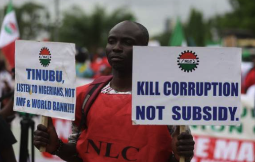 Nigeria's unions suspend wage strike