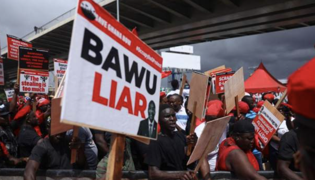 Ghanaian protesters turn ire on central bank